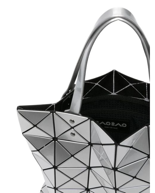 Issey Miyake Gray Leather Shoulder Bag