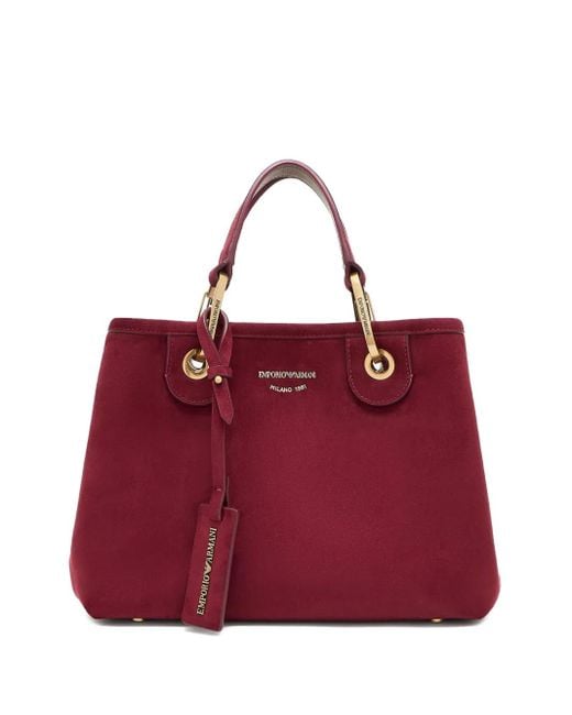 Emporio Armani Shopper Met Handvat in het Red voor heren
