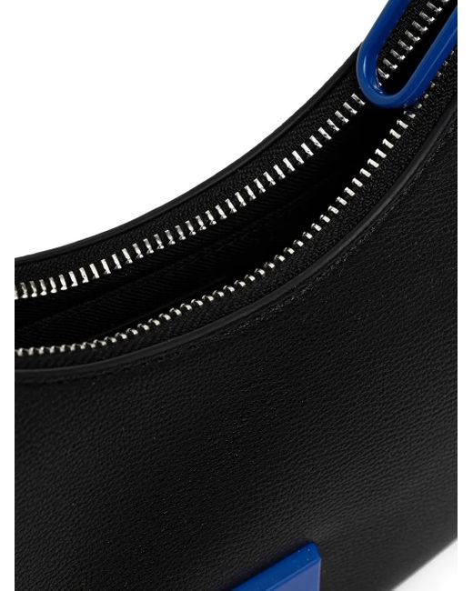 Karl Lagerfeld Half Moon Schoudertas Met Logoband in het Black voor heren