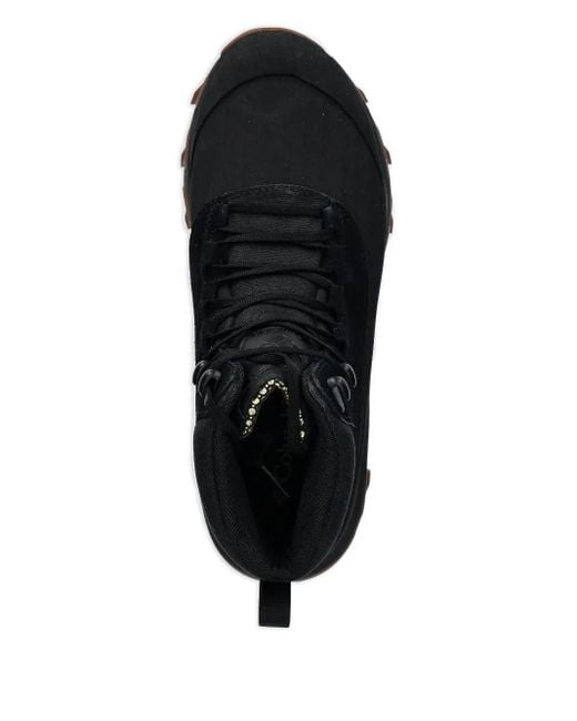 Columbia Black Logo-Detail Lace-Up Boots for men