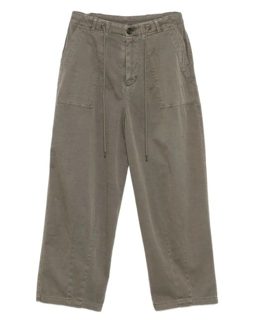 James Perse Broek Met Trekkoordtaille in het Gray