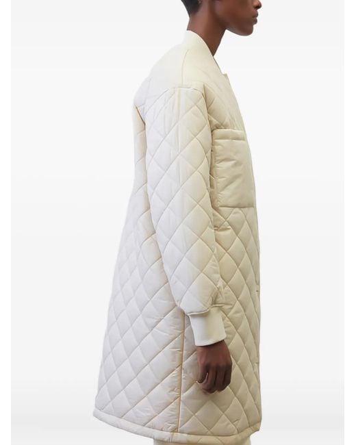 Marc O' Polo White Quilted Coat