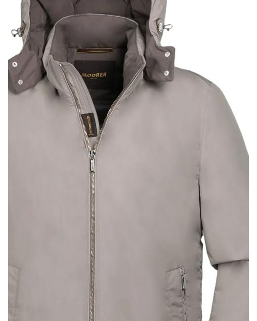 Moorer Gray Albini-Stp Jacket for men