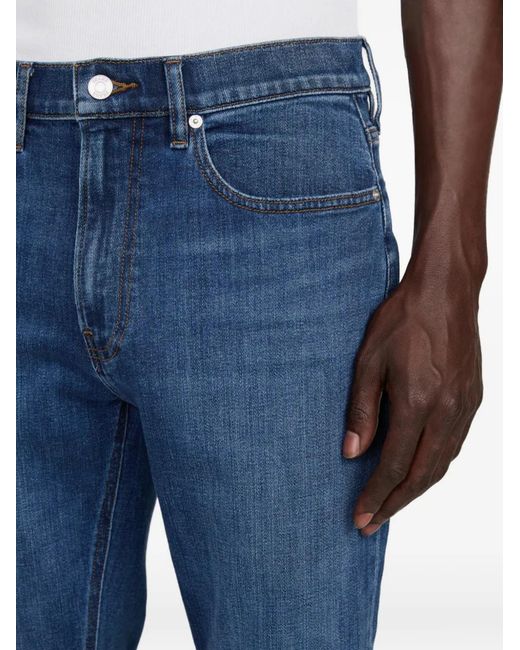FRAME Blue Modern Straight-Leg Jeans for men