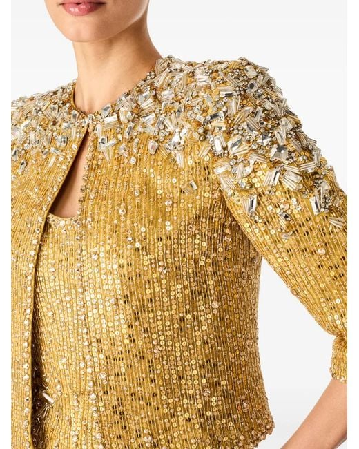 Jenny Packham Metallic Gaia Jacket