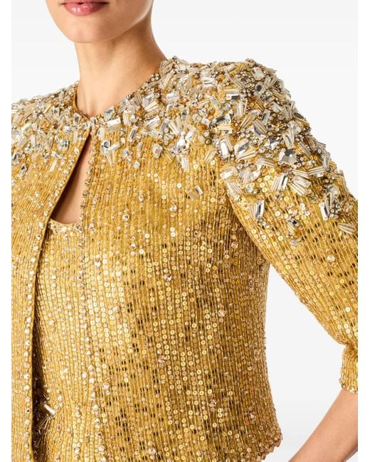 Jenny Packham Metallic Gaia Jacket