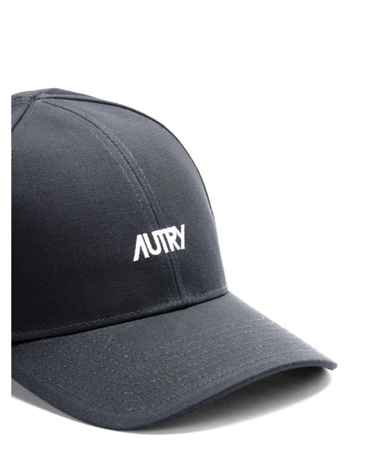Autry Blue Logo-Embroidered Cap