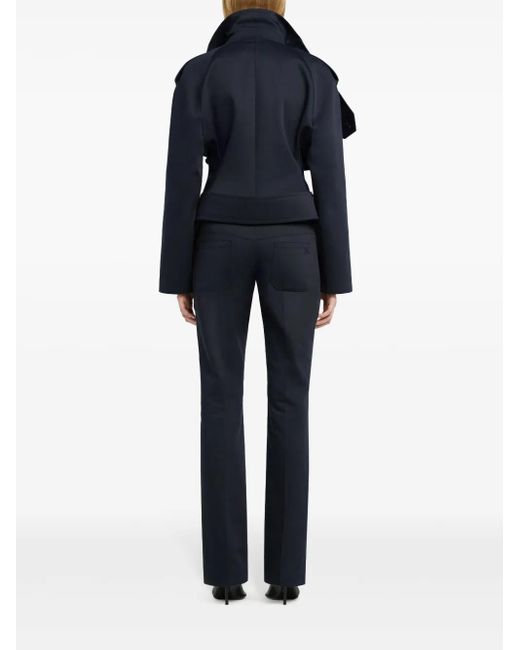 Courreges Blue Bootcut-Hose