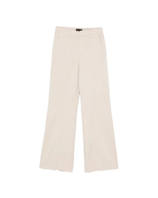 Dondup White Flared Trousers