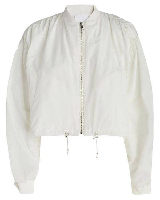 Mantu White Bomberjacke mit Reißverschluss