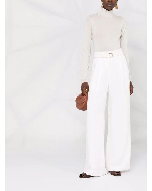 Brunello Cucinelli White Sweaters