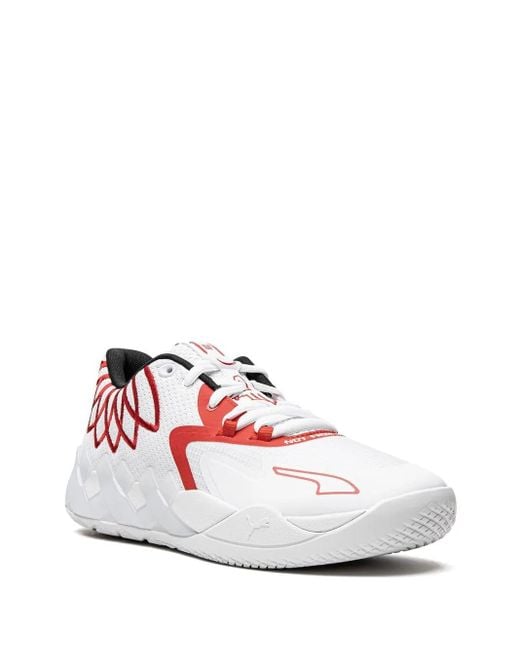 PUMA White Mb.01 Low "Bright" Sneakers