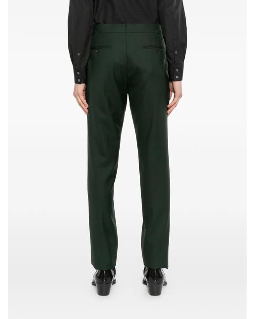 Tom Ford Green Pantalon En Laine for men