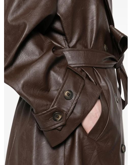 Aniye By Leren Jas in het Brown