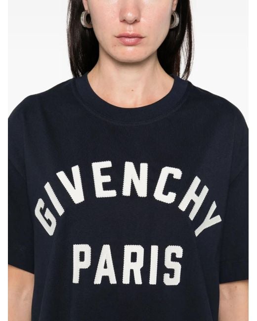 Camiseta con logo estampado Givenchy de color Black