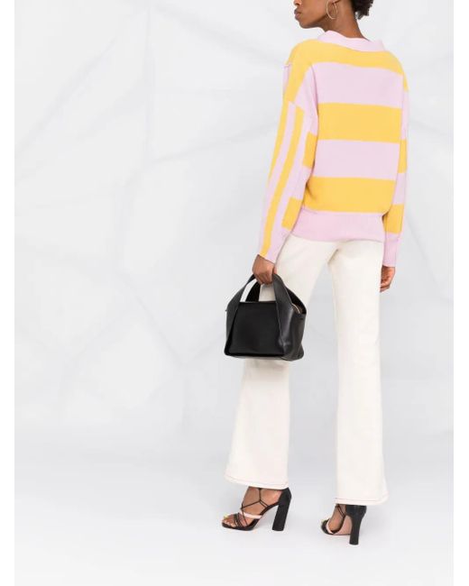 Stella McCartney Pink Stripe-Print Jumper
