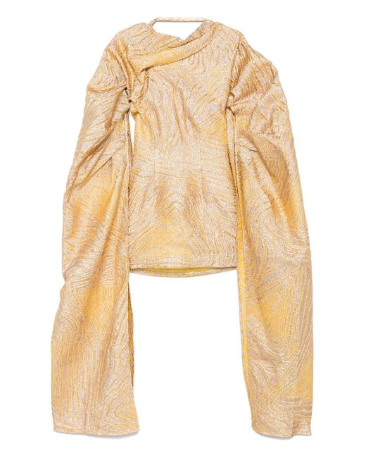 Cult Gaia Natural Brandy Mini Dress