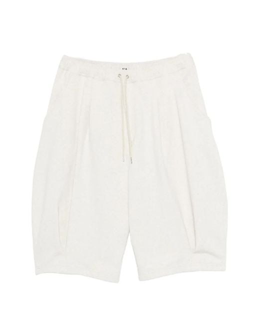 Bermudas Con Cordones KHOKI de hombre de color White
