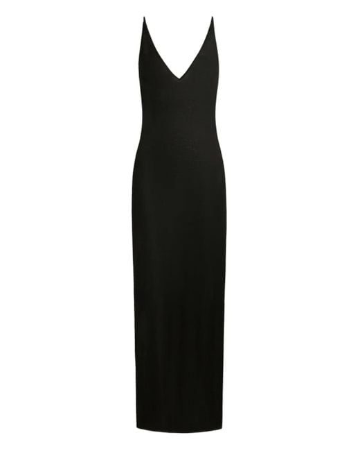 12 STOREEZ ケープ スリップドレス Black