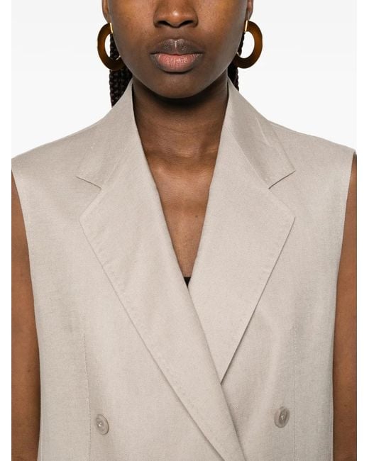 Tagliatore Natural Double-Breasted Waistcoat