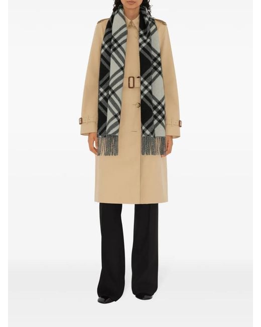 Sciarpa A Quadri di Burberry in Black