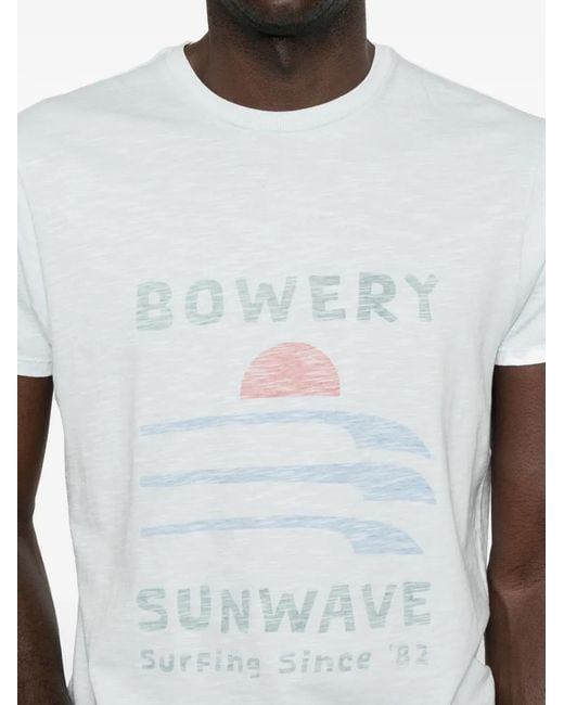 Bowery Supply Co. White Graphic-Print T-Shirt for men