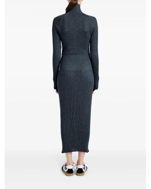 Proenza Schouler Blue Maeve Midi Dress