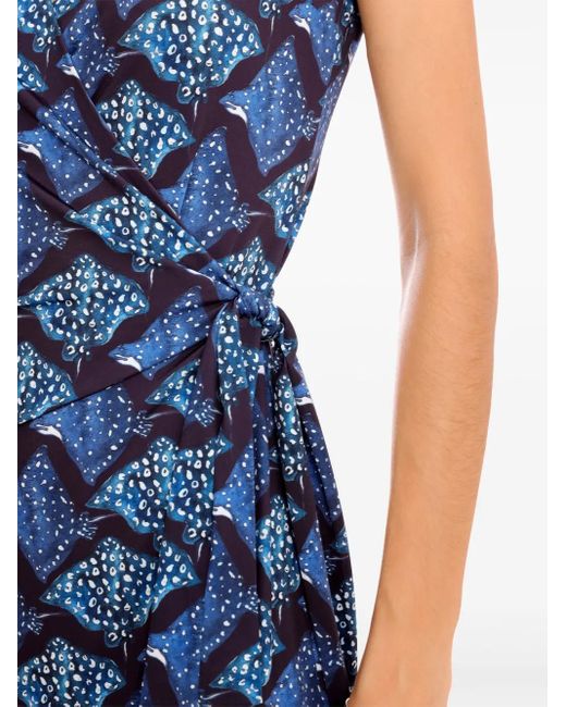 Vestido midi Falcão Lygia & Nanny de color Blue