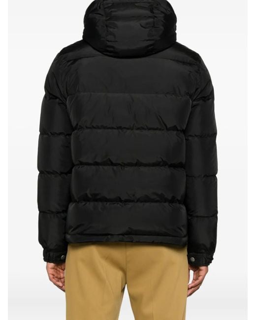 Valentino Garavani Black Quilted Hooded Jacket for men