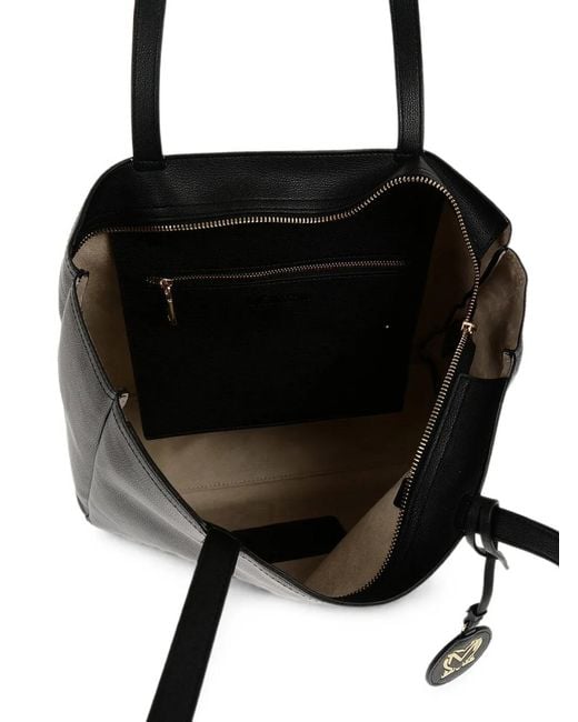 Moschino Black Logo-Plaque Shoulder Bag