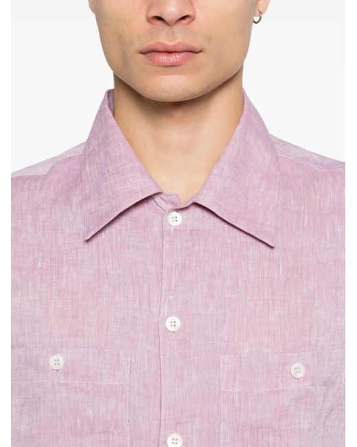 メンズ Brunello Cucinelli スラブシャツ Pink
