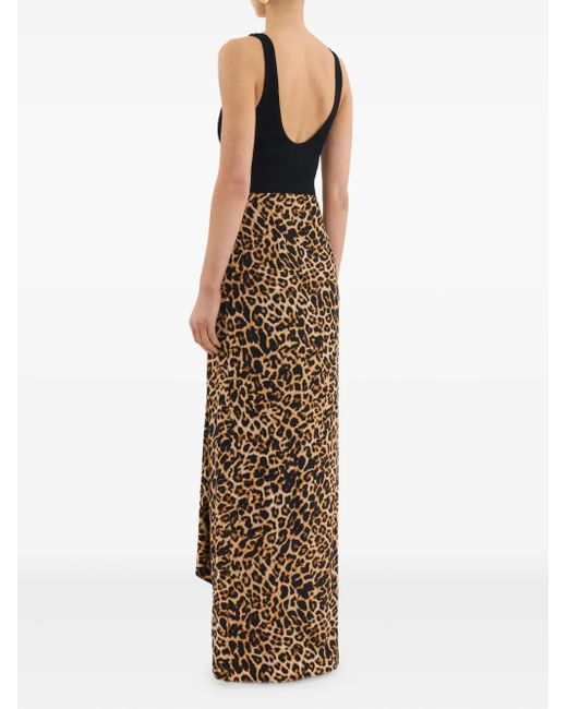 Rebecca Vallance Natural Namir Draped Skirt