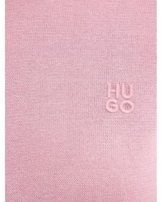 Jersey con logo bordado HUGO de color Red