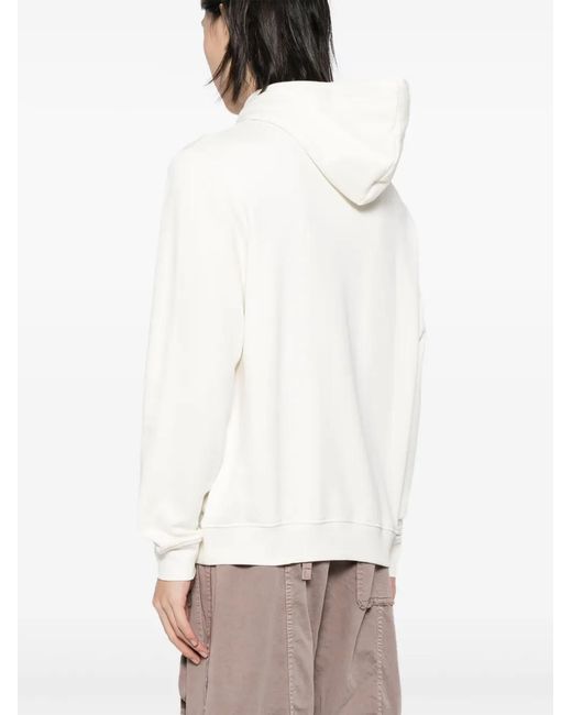 Karl Lagerfeld White Logo Hoodie for men