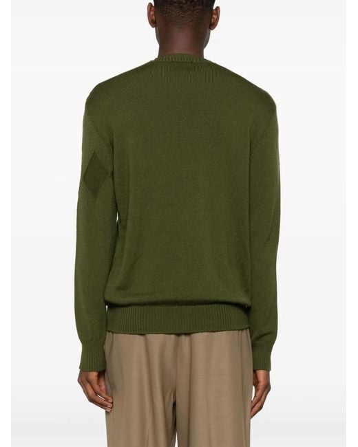 Ballantyne Green Wool Sweater for men