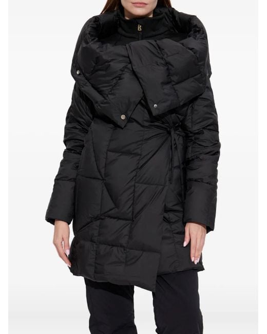 Add Black Button Quilted Top