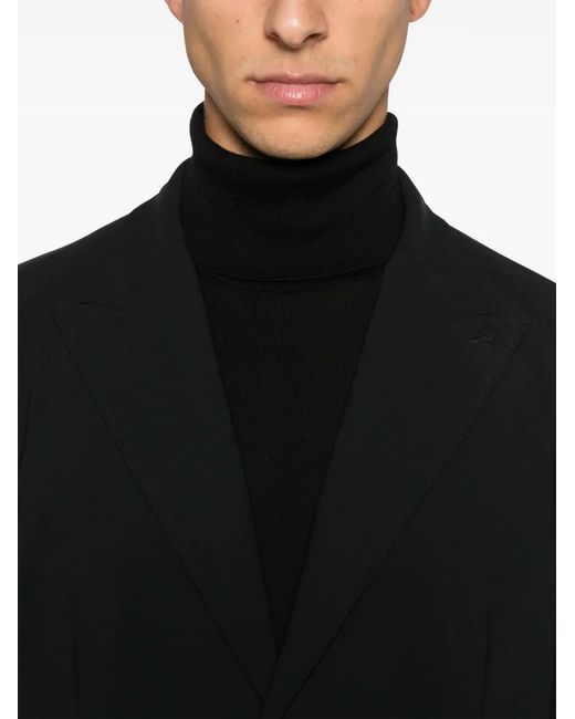 Eraldo Black Jersey Blazer for men