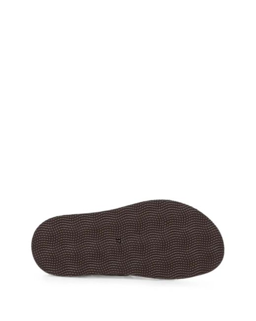 JONAK PARIS Brown Lagune Buckle-Fastening Suede Sandals