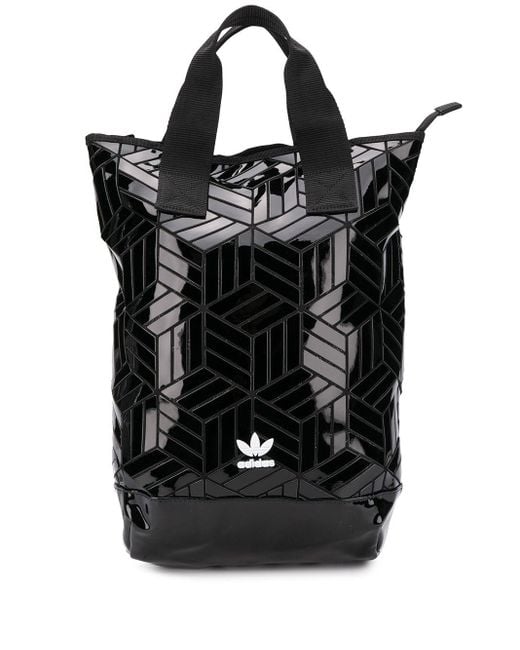 adidas Originals Roll Top 3d Backpack in Black | Lyst Canada
