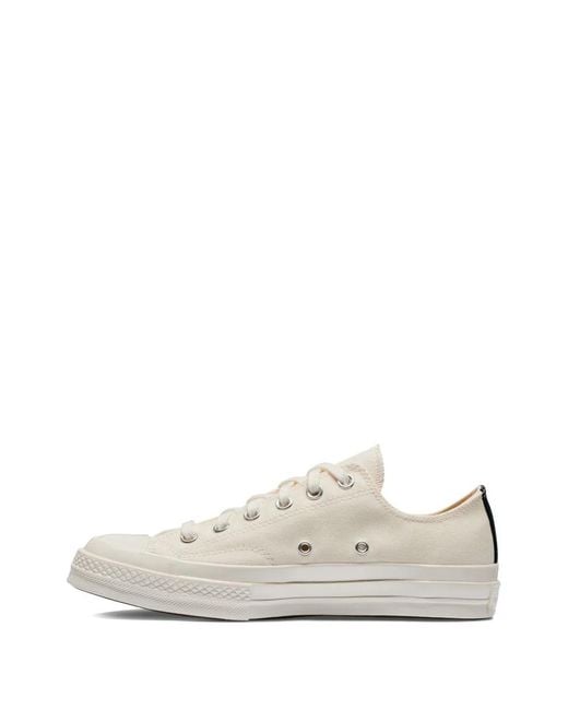 COMME DES GARÇONS PLAY White Baskets Chuck 70 X Converse