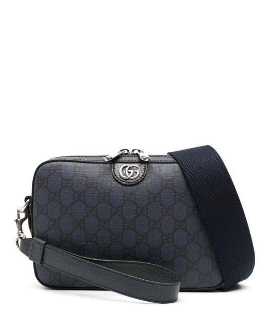 Gucci Blue Ophidia GG Canvas Crossbody Bag for men