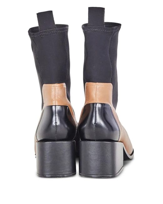 Gloria Coelho レザー ブーツ Brown