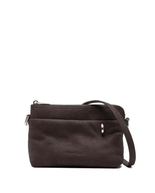 Rick Owens Black Small Adri Messenger Bag for men