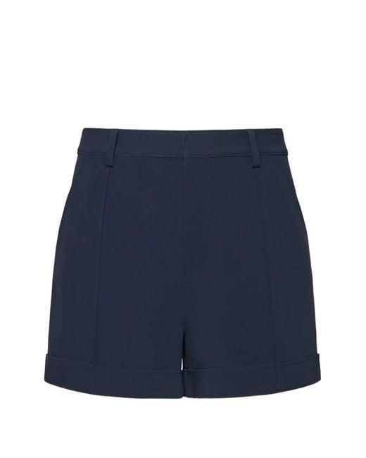 Cinq À Sept Blue Mindy Cuffed Shorts