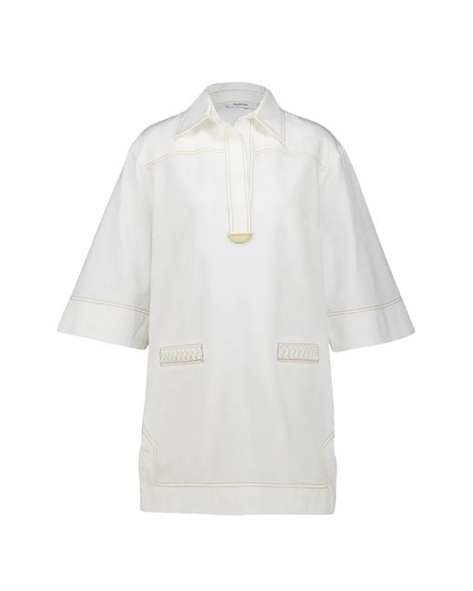 Zimmermann White Cotton Dress