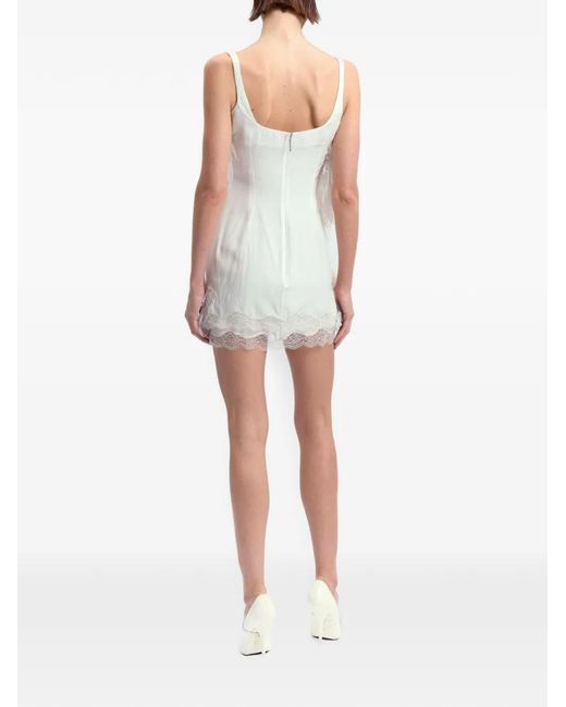 16Arlington White Polly Mini Dress