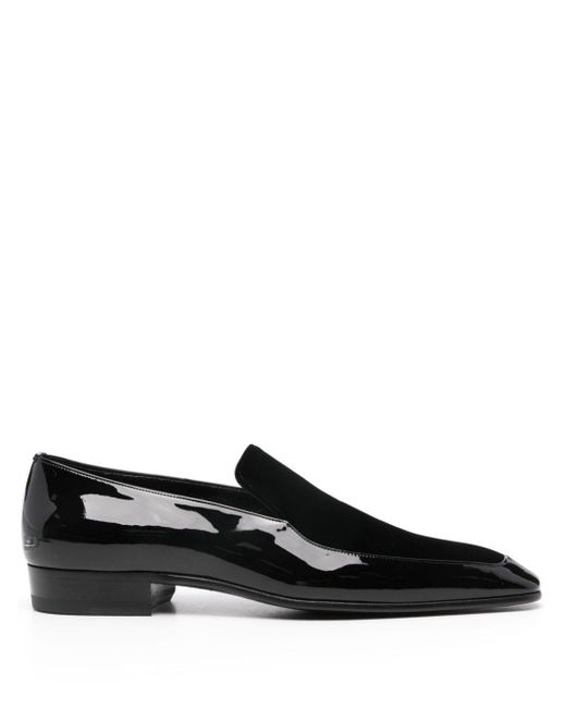 Saint Laurent Black ‘Gabriel’ Loafers Shoes for men