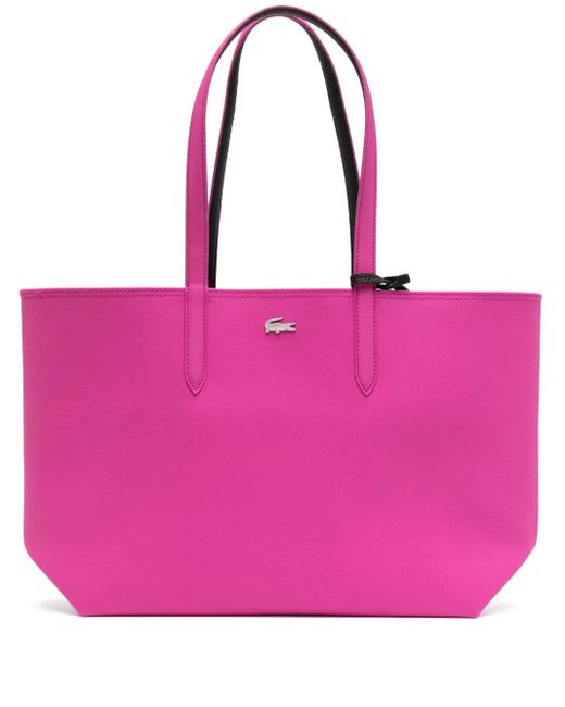 Lacoste Pink Anna Reversible Tote Bag