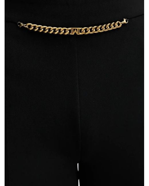 MARCIANO BY GUESS Black Chain-Detail Trousers