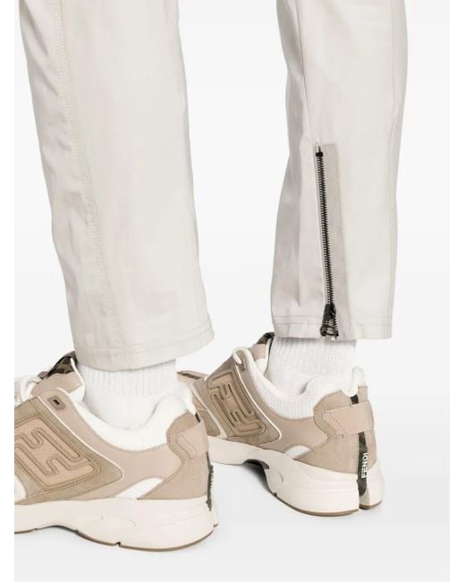 Lanvin Broek Met Toelopende Pijpen in het Natural voor heren